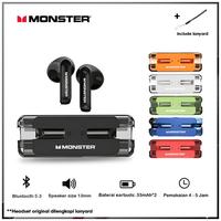 Gambar Monster XKT08 Wireless Bluetooth Headset Earphone Headphone Earbuds TWS - mx10-stellalow dari cnfemporium undefined 1 Tokopedia