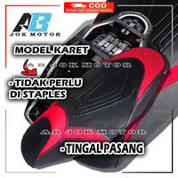 Gambar KULIT JOK MOTOR MODEL PERISAI LANGSUNG PAKAI VARIO-BEAT-SCOOPY-NMAX-AEROX-PCX - BIRU STAPLES, REQUES MOTOR dari AB jokmotor undefined 1 Tokopedia