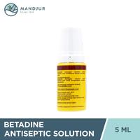 Gambar Betadine 5 mL - Antiseptik untuk Luka Lecet, Luka Jatuh, Luka Gores dari Apotekmandjurofficial undefined 3 Tokopedia
