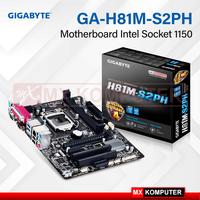 Gambar Motherboard GIGABYTE GA-H81M-S2PH (LGA1150, H81, DDR3, SATA3, USB3) dari MXKomputer_NEW undefined 1 Tokopedia