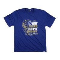 Gambar Kaos Dagadu Original Lengan Panjang Pendek Ngepit Repeat - Blue Depth - Pendek, S dari dagadu.store undefined 2 Tokopedia