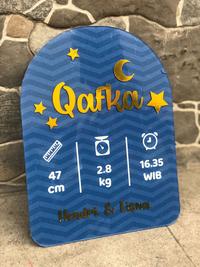 Gambar Papan Nama Bayi Name Board Akrilik Custom | Baby Board Name - sudah lahir, 12 dari goodsprint.id undefined 3 Tokopedia