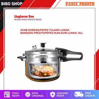 Gambar Panci Presto Full Stainless Steel 304 Super Tebal Awet 4/5/6/8/10/12 Liter - 10LMOTIF dari Guiness99OnlineShop undefined 5 Tokopedia