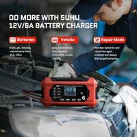 Gambar Charger Aki Mobil Motor LCD Pulse Repair 12V 6A - H-6CS dari Kilo Bravo undefined 5 Tokopedia