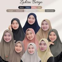 Gambar Jilbab instan jersey Zahra Bergo by Mouza Indonesia - Milky dari MouzaDinifi undefined 1 Tokopedia