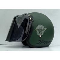 Gambar Helm Bogo JPN Hijau Army Dof kaca datar -Helm Bogo Dewasa - Cembung hitam, XL dari SiK-Q Store29 undefined 3 Tokopedia