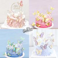 Gambar Cake Topper Kupu Kupu / Hiasan Kue topper Kupu Kupu / toper kue karakter kupu kupu / Cake Topper Butterfly - Pink dari PARTY HOPE 2 undefined 4 Tokopedia