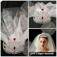 Gambar bridal shower set 4pcs dengan mahkota dan selempang bride to be 4pp - KebeletKawin dari Bestie Bash undefined 3 Tokopedia