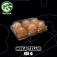 Gambar Mika Telur PET / Egg Tray / Tray Telur Tebal Isi 6 Butir dengan Pengunci / Lock dari Kemasan Solo undefined 2 Tokopedia