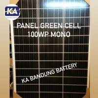 Gambar PROMO solar panel surya green cell 12v 12 v 100wp 100 wp MONO - Panel saja dari KA Bandung Battery undefined 1 Tokopedia