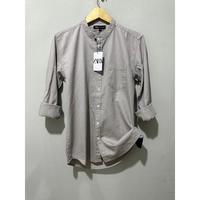 Gambar Kemeja ZARA Kerah Shanghai Lengang Panjang Slim Fit - Gray, M dari RND.ID undefined 5 Tokopedia