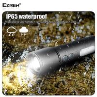 Gambar Ezren EZ-X723 Senter LED Zoom Super Terang Mini Rechargeable Type-C IPX65 Waterproof dari House Sparepart undefined 5 Tokopedia