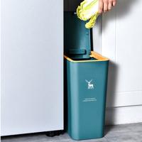 Gambar ESTENIK` (COD) Tempat Sampah Ruangan Tempat Sampah Plastik Ukuran Besar Tutup Otomatis - PUTIH KECIL dari Estenik undefined 4 Tokopedia