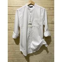 Gambar Kemeja ZARA Kerah Shanghai Lengang Panjang Slim Fit - Gray, M dari RND.ID undefined 1 Tokopedia