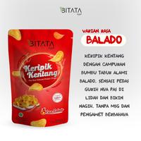 Gambar BITATA Keripik Kentang Premium Organic 60 gram - Balado dari Bitata Food undefined 3 Tokopedia