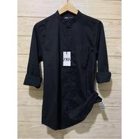 Gambar Kemeja ZARA Kerah Shanghai Lengang Panjang Slim Fit - Gray, M dari RND.ID undefined 3 Tokopedia
