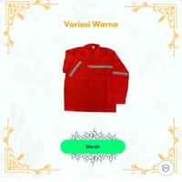Gambar baju kerja atasan lengan panjang baju kerja pria wanita baju kerja wearpack baju kerja pabrik - navy, M dari beranekaragam model tas undefined 4 Tokopedia