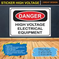 Gambar Stiker High Voltage Eletrical Equipment / Stiker Safety / Stiker K3 - 7 cm x 10 cm dari GREAT DESIGN undefined 1 Tokopedia