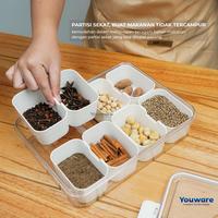 Gambar (MEDIUM SET BUNDLING) LUMEA - Food Container / Kotak penyimpanan makanan ringan Tempat makan bumbu dapur Wadah penyimpanan makanan di kulkas dengan tutup kedap udara Food Storage - Large Set dari LUMEA KITCHEN undefined 2 Tokopedia