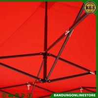 Gambar Tenda Bazar 3 x 2 Meter Dengan Tutup Soleil Tenda Gazebo Lipat Dengan Sidewall Tenda Jualan Tertutup Merah dari BandungOnlineStore_NEW undefined 5 Tokopedia