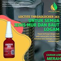 Gambar LEM BAUT PERMANEN LOCTITE 263 10ML UNTUK BAUT TERKONTAMINASI murah dari ndndndm undefined 1 Tokopedia