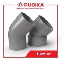 Gambar Elbow 45 derajat 1 1/4 inch Rucika / Fitting Pipa PVC Keni Knee dari DEPI BANGUNAN undefined 2 Tokopedia