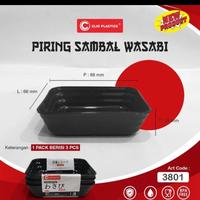 Gambar (12 Pcs) Piring Sambal WASABI Plastik / Tempat Sambal Plastik Merek Clio 3801 dari Larisperabotan undefined 1 Tokopedia