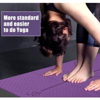 Gambar TaffSPORT Matras Yoga Mat Karpet Yoga Anti Slip TPE 183x61cm - PROlite - Hitam dari Indi Com_NEW undefined 5 Tokopedia