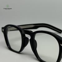 Gambar Fortress Eyewear "Jordan" Acetate frame kacamata pria unisex antiradiasi - Hitam, frame dari Fortress Eyewear undefined 5 Tokopedia
