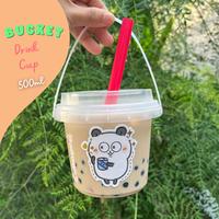 Gambar BUCKET DRINK CUP PLASTIK / MINI PAIL / EMBER MINI DESSERT DRINK 500ML 700ML 1000ML - BUCKET 500ML dari PusatKemasanID undefined 2 Tokopedia