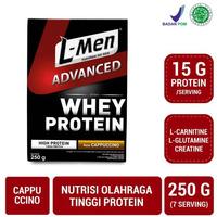 Gambar L-Men Hi Protein Whey Advanced Cappucino 250 gr - Suplemen Tinggi Whey Protein - BPOM & Halal Certified dari Yunyun Sthore undefined 1 Tokopedia