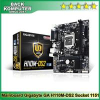 Gambar Mainboard Gigabyte GA H110M DS2  Intel Socket LGA 1151 H110 DDR4 Gen 6 7 dari Back computer undefined 1 Tokopedia
