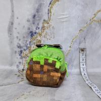 Gambar Minecraft Grass Block Plush Doll 6 cm Boneka Mojang Pouch Dompet Koin Mine Craft dari Midorishoppu undefined 2 Tokopedia