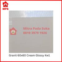 Gambar Granit 60x60 Cream Polos Kw1 Glossy Kilap - 1m2 TF Lgsg dari mitra pada suka undefined 1 Tokopedia