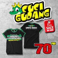 Gambar T-shirt bonek Kaos BONEK MALING GORENGAN TIGA STRIP HIJAU HITAM COTTON COMBAT 24S - M dari babydileshopbekasi undefined 1 Tokopedia