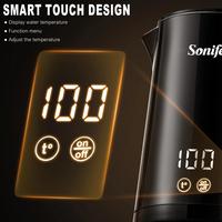 Gambar Travel Electric Kettle Tea Coffee 0.8L With Temperature Control Keep-Warm Function Appliances Kitchen Smart Pot Sonifer dari Kings Pride undefined 5 Tokopedia