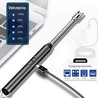 Gambar Pemantik Korek Api Portable Elektric Torch Api BBQ Elektrik 360 Windproof Pulse Lighter USB Charge dari Hollywood88 undefined 4 Tokopedia