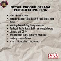 Gambar CELANA PENDEK CHINO | DISTRO |SURFING | JUMBO | PRIA BAHAN KATUN - Hitam, 27 dari guo jink undefined 4 Tokopedia