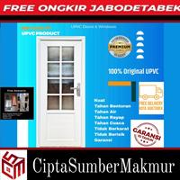 Gambar PINTU KAMAR MANDI UPVC / PINTU UPVC PREMIUM uk 70x195cm - MINIMALIS, BUKA KANAN dari CiptaSumberMakmur undefined 2 Tokopedia