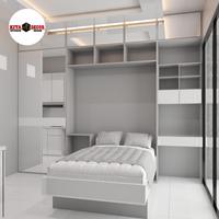 Gambar Design interior Studio Apartemen Collins Boulevard Tangerang dari KITA DECOR undefined 1 Tokopedia