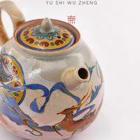 Gambar 280ml Chinese Dunhuang Cultural Teapot Dance Hostess Art Pot Tea Soaking Kettle with Ball Hole Tea Services Supplies Collection dari Iridescent Pulse undefined 3 Tokopedia