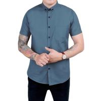 Gambar Kemeja Polos Pria Lengan Pendek Poplin Vol.01 dari Zerofive_id undefined 4 Tokopedia