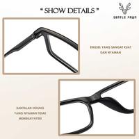Gambar Frame Kacamata Style Kotak Sporty Simple Bisa Minus Bahan Tr90 5851 - C5 BLACK BLUE, MIN ANTIRADIASI dari Gray Pink undefined 4 Tokopedia