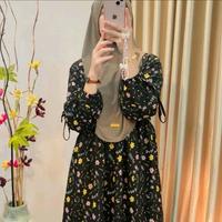 Gambar gamis rayon diamond hs makassar bunga kecil dari AAAbyaz. id undefined 1 Tokopedia