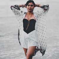 Gambar Baju Outer/Cardigan/Outwear Pantai Bali Vinity Bohemian Ethnic/Etnik Long Outer - Panjang dari Tropisoul undefined 4 Tokopedia