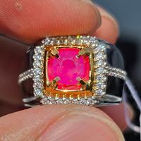 Gambar Natural HQ Batu Fresh Color Good Luster Pinkish Red Ruby Birma Burma Myanmar Heated-a 0.86 cts dari The Luffy Permata undefined 2 Tokopedia