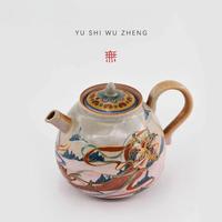 Gambar 280ml Chinese Dunhuang Cultural Teapot Dance Hostess Art Pot Tea Soaking Kettle with Ball Hole Tea Services Supplies Collection dari Iridescent Pulse undefined 2 Tokopedia