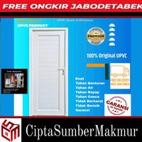 Gambar PINTU KAMAR MANDI UPVC / PINTU UPVC PREMIUM uk 70x195cm - MINIMALIS, BUKA KANAN dari CiptaSumberMakmur undefined 1 Tokopedia