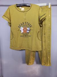 Gambar Baju Tidur CP Jumbo merek Tessa ( Celana Panjang Lengan Pendek Jumbo ) - Kuning dari GoRyu17 undefined 5 Tokopedia