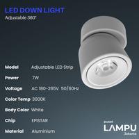 Gambar SPOTLIGHT Adjustable 12watt bisa ROTATABLE - Hitam dari Pusat Lampu Jakarta undefined 5 Tokopedia
